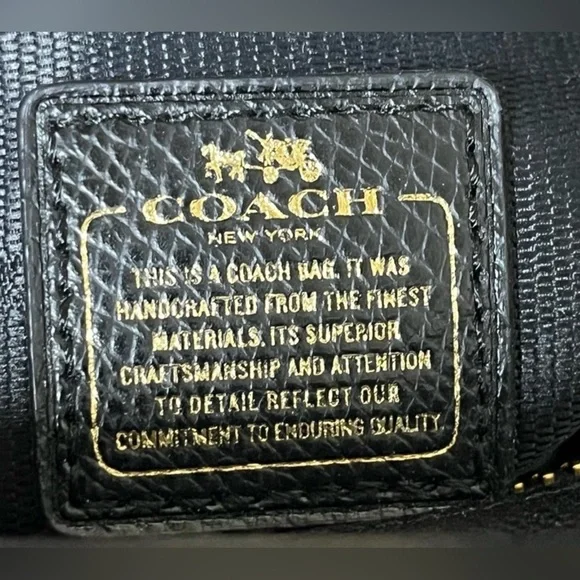 Coach Swagger Floral Patchwork Satchel in Red, Blue, and Black - Picture 7 of 12